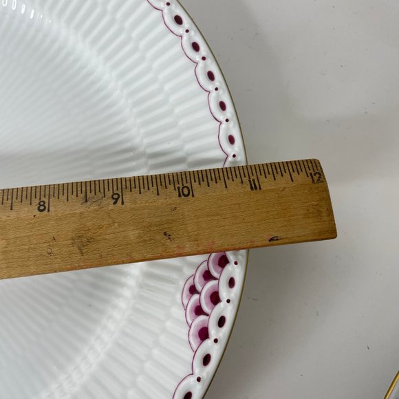 Royal Copenhagen Princess Purple Large Dinner Plate 627 10 3/4" - Picture 10 of 13